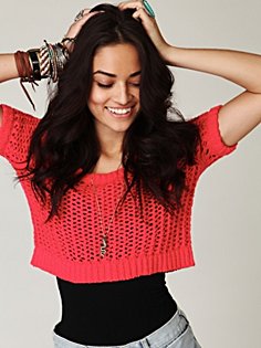 layering cropped top
